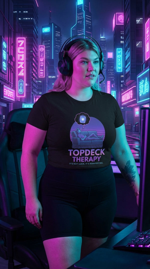Neon Dreams of Topdeck Therapy - Neon Plus Streamer in Neon Cyberpunk - Mainboard Staple