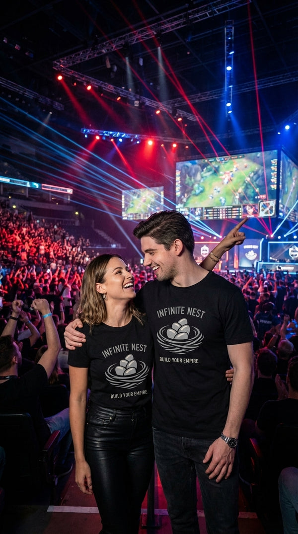 Infinite Nest Token Builder Tee - Couple / Duo in Esports Arena - The LGS 'Equippable'