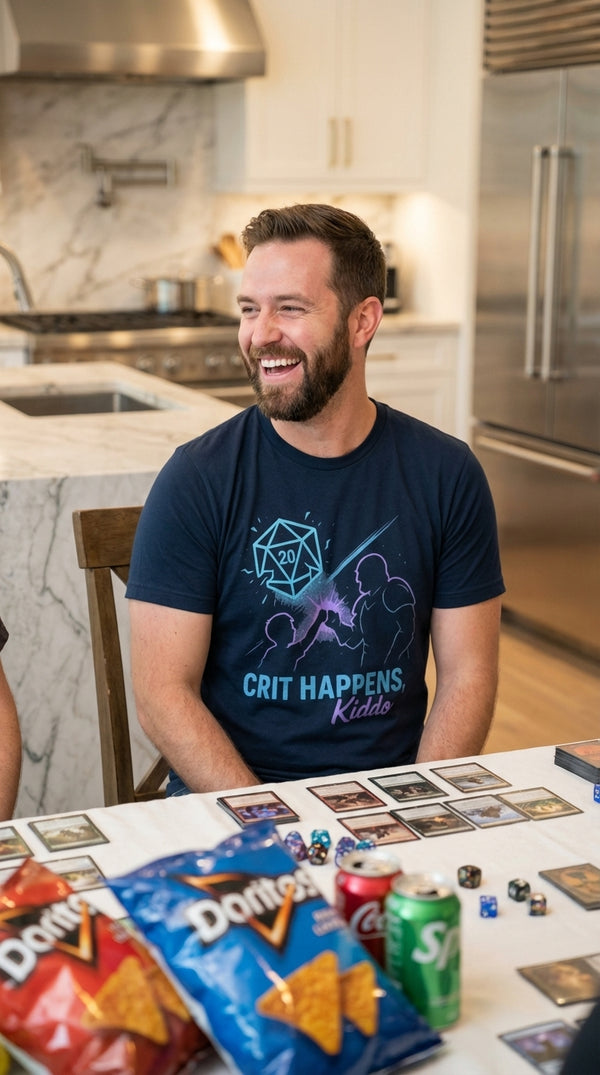 Crit Happens Kiddo Tee - Kitchen Table Casual (CCG) in Modern Kitchen - Kitchen Table Legend