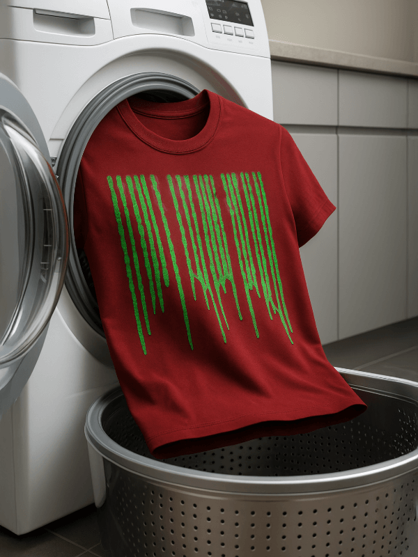 Organic Cotton T‑shirt – Unisex Neo-Noir Code Drip Tee - Design Delight Studio