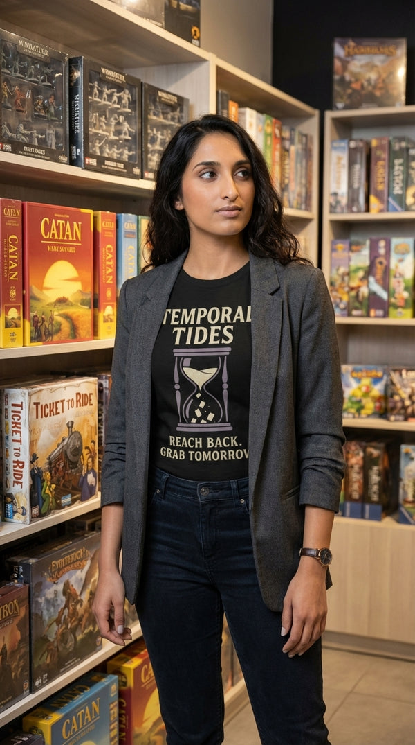 Temporal Tides Chrono Tee - Creative Pro in Local Game Store - Kitchen Table Legend