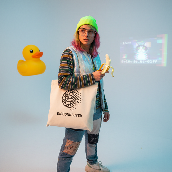 Disconnected Globe Heavyweight Organic Tote | 100% GOTS Cotton