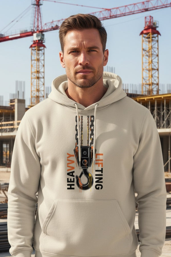 Heavy Lifting Graphic Hoodie | Organic Blue Collar Gear