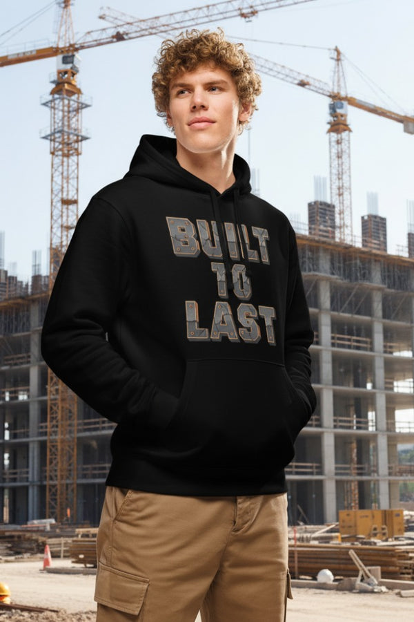 Built To Last Unisex Organic Hoodie - Rugged Workwear