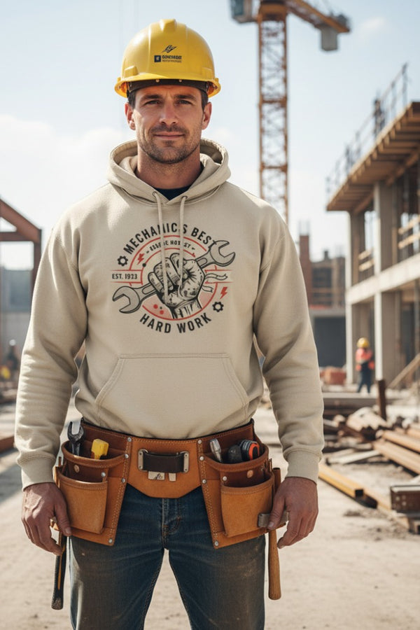 Mechanic's Best Grease Monkey Unisex Organic Hoodie