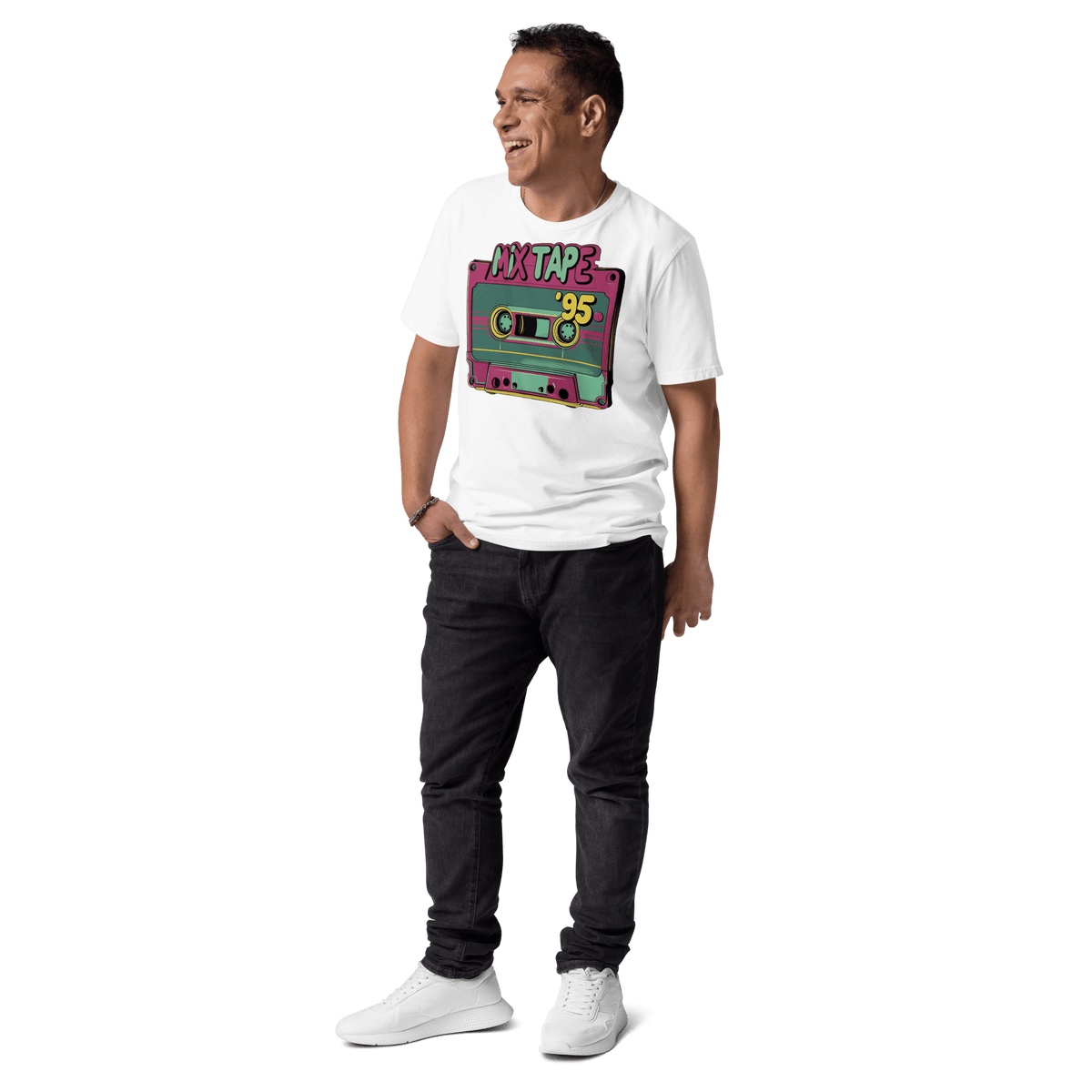 Relive the Glory Days of '90s Music with Our Retro Mixtape T-Shirt! - Design Delight Studio