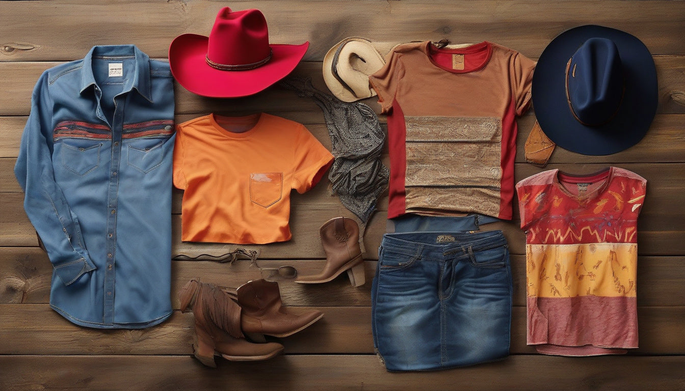 Elevate Your Style with Trendy Colorblock Western Tees: A Must-Have Fashion Statement