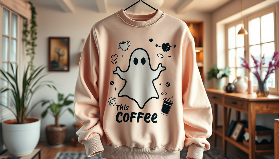 Stay Cozy and Eco-Friendly: The Ultimate Caffeine Ghost Sweatshirt for Sustainable Style