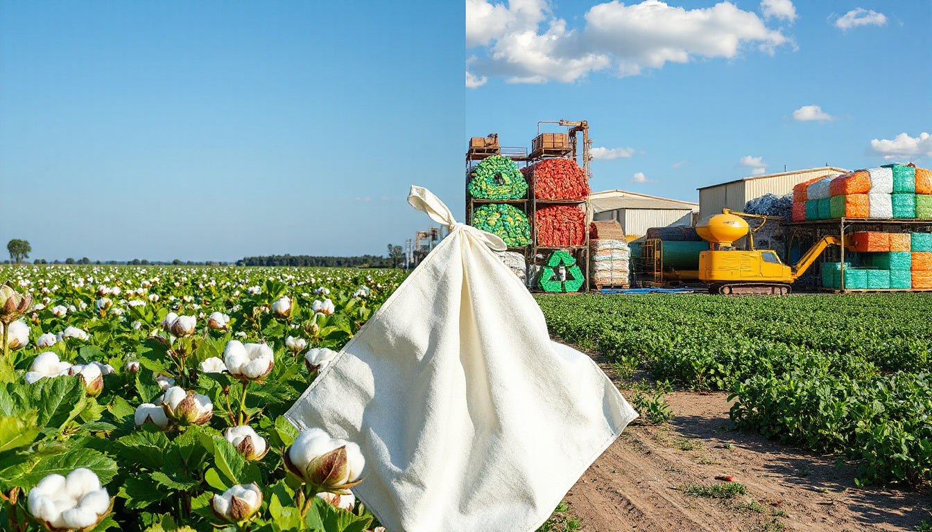 Organic cotton vs recycled polyester: which is better for the planet?
