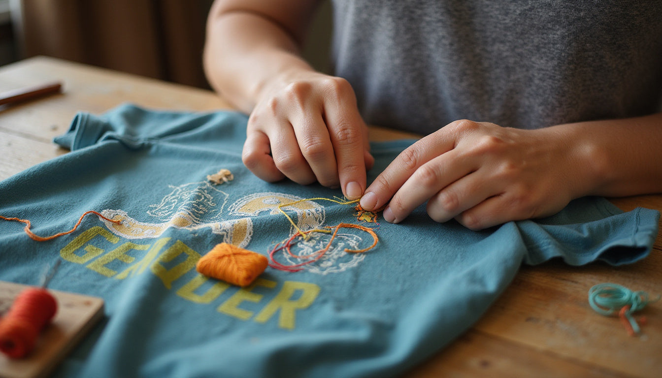 repairable tees: Simple DIY Fixes to Make Shirts Last Longer
