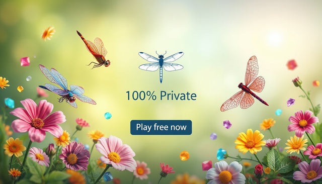 Dragonfly Crush: a free match-3 puzzle game with “collects zero data