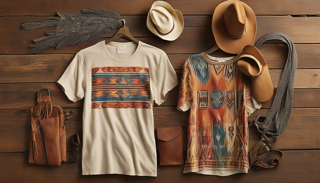 Elevate Your Style with Trendy Southwestern Pattern T-Shirts: A Must-Have for Every Wardrobe!