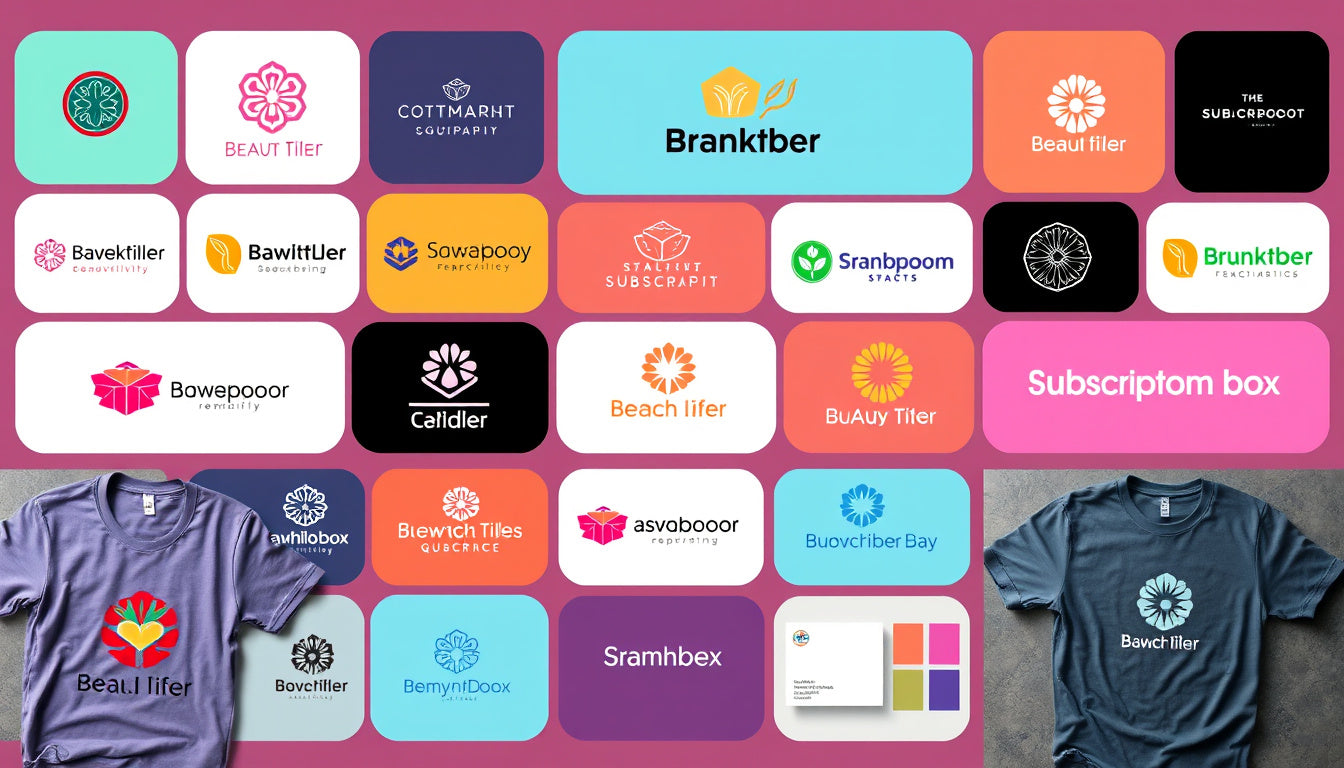 Logos for Subscription Box Companies