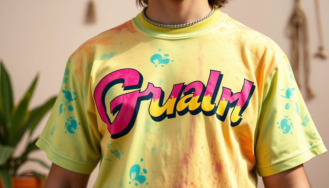 Acid Wash T-Shirts: Sustainable Retro Style with Authentic 90s Vibe
