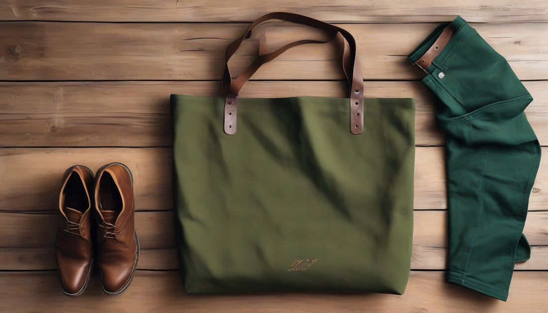 Transform Your Look with Luxe Green Style: Affordable Organic Cotton Tote!