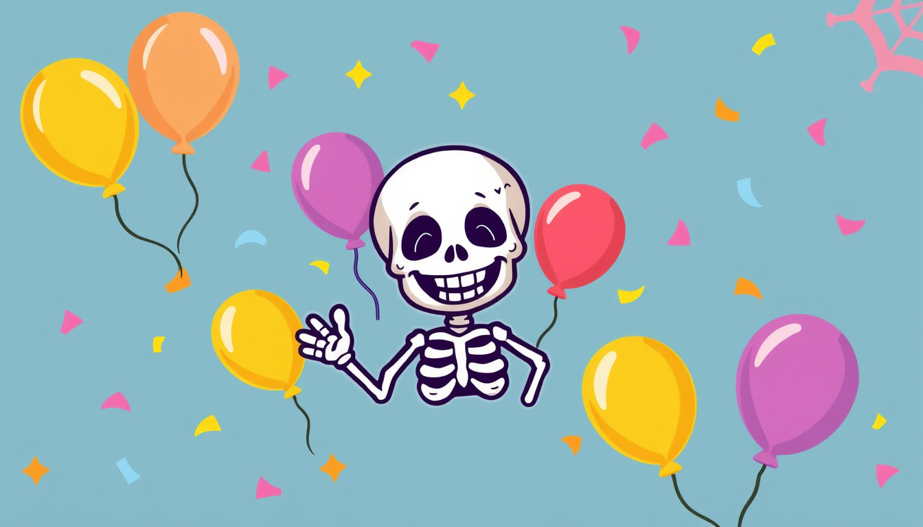 Unlocking Happiness: The Surprising Power of a Fun Skeleton Sticker!