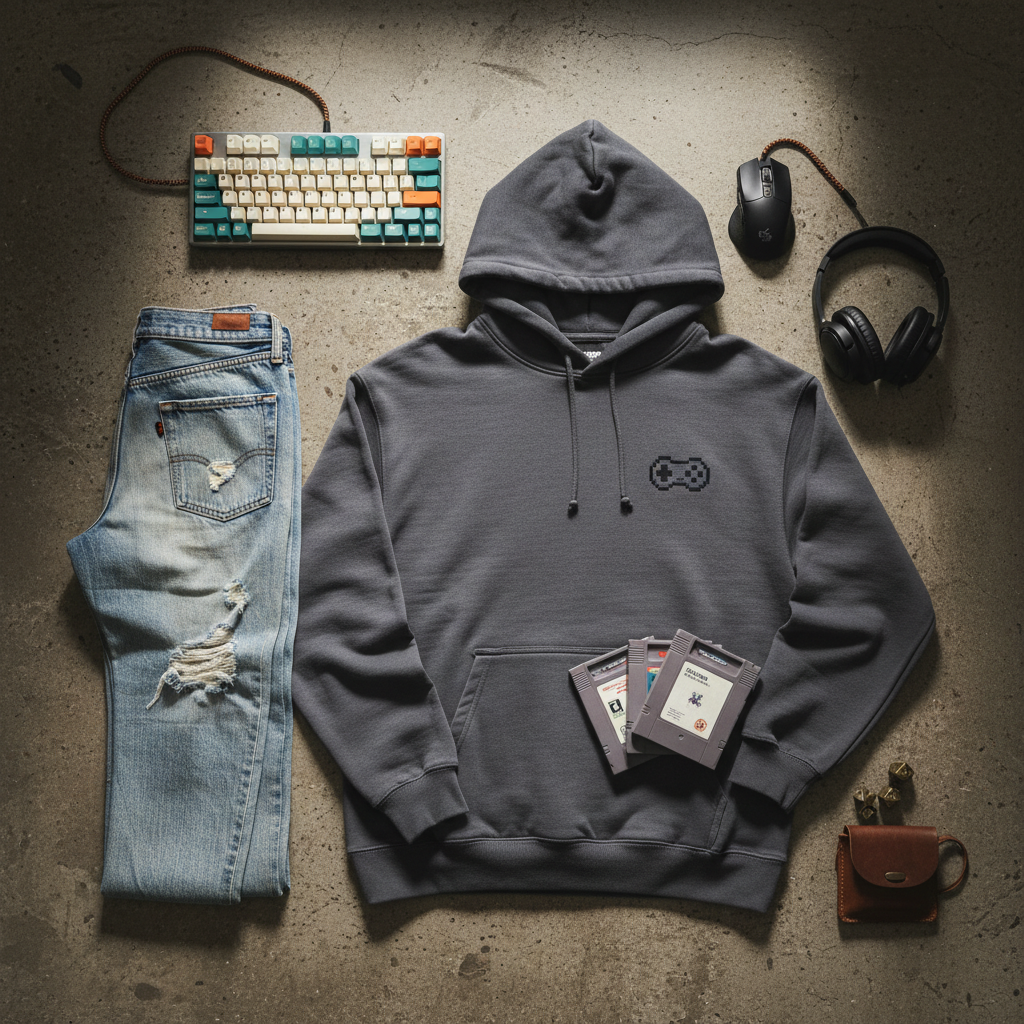 Organic Gamer Sweatshirt - Eco Level Up Wear