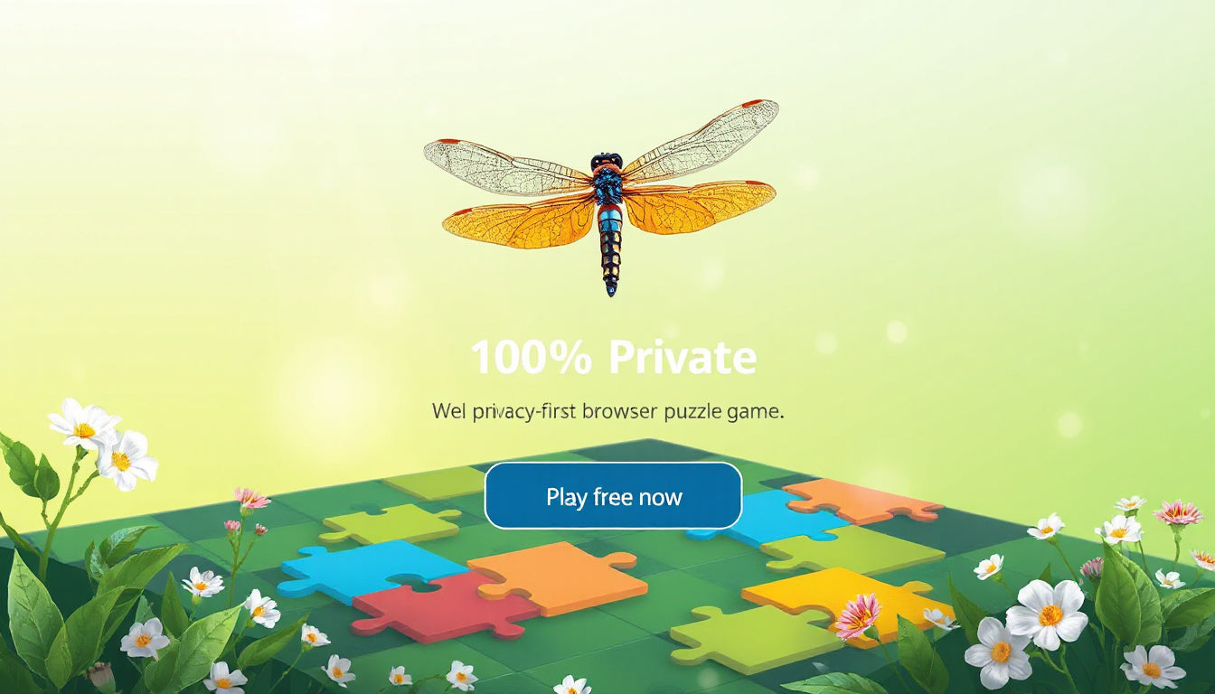 Dragonfly Crush: a browser puzzle game for people who avoid ad-heavy play