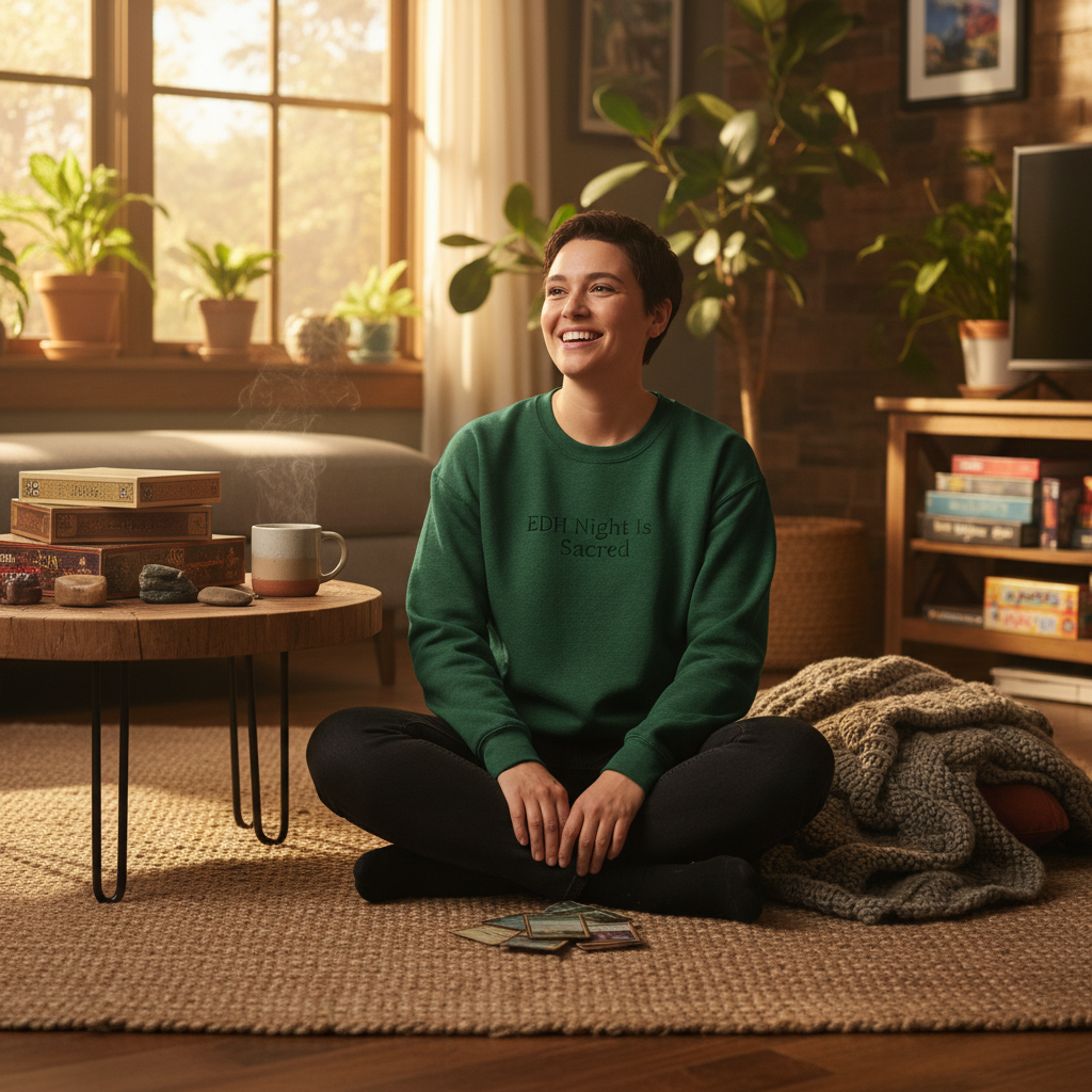 Why You'll Love: EDH Night Is Sacred Organic Gamer Sweatshirt