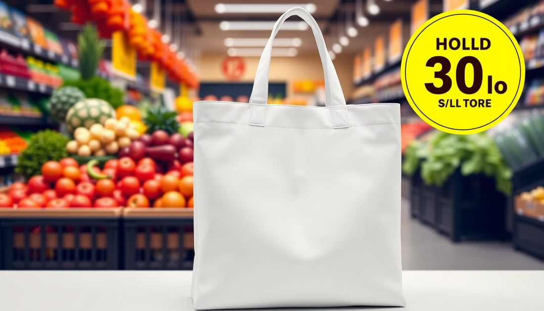 Say Goodbye to Awkward Tote Bags: Discover the Ultimate Grocery Companion That Can Handle 30 Pounds!