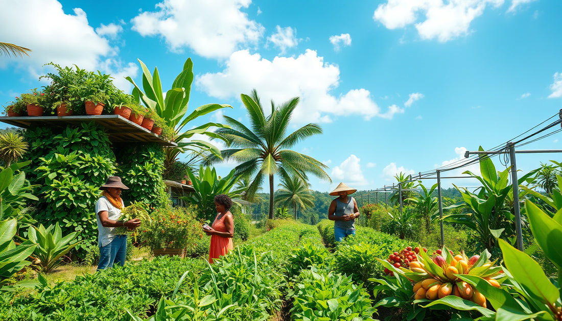 Caribbean Organic Farming: 5 Innovative Sustainable Solutions Transforming Agriculture