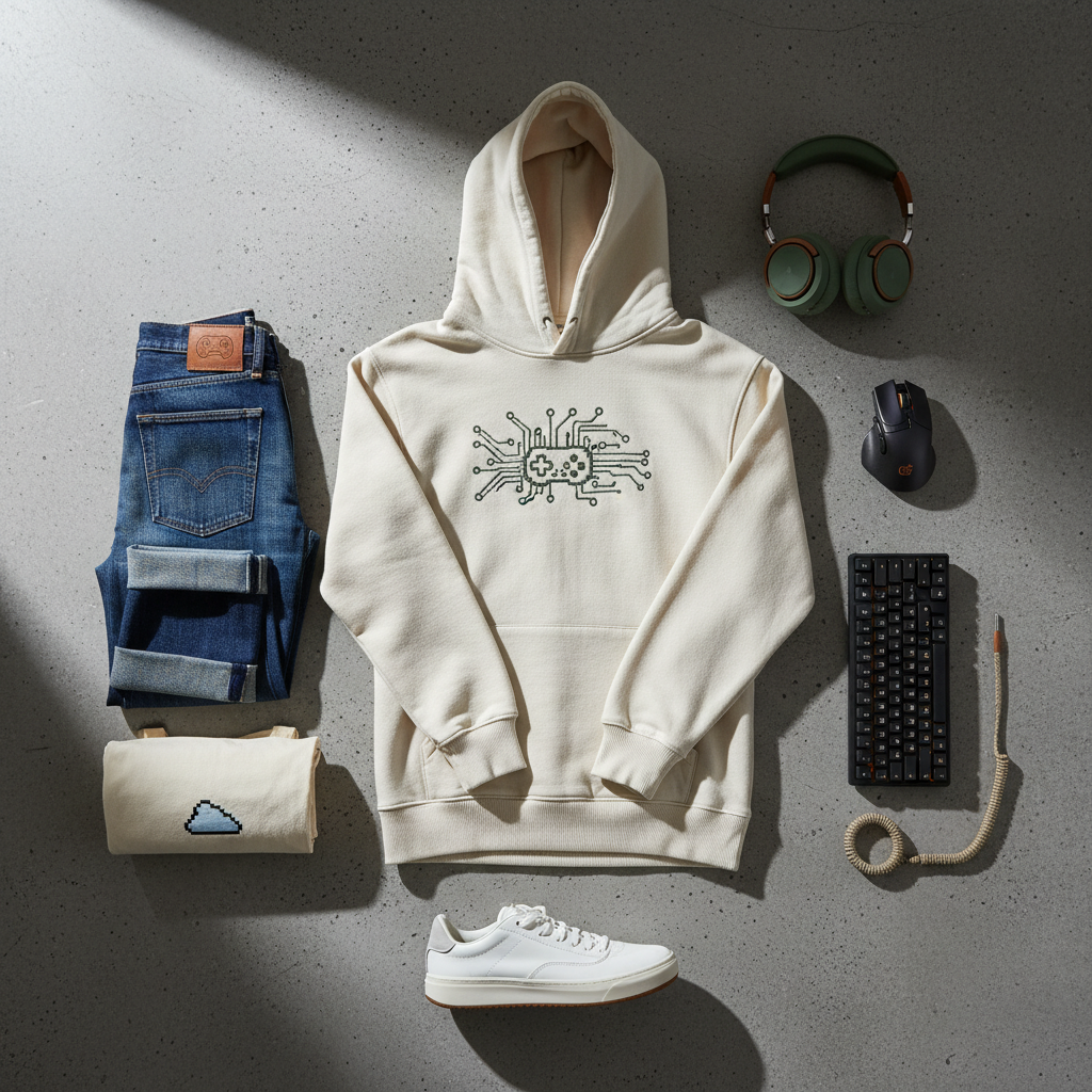 Level Up Your Style: 3 Eco-Gamer Sweatshirt Looks That Dominate