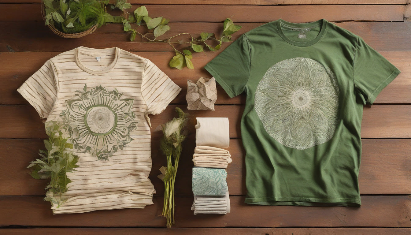 Stylish and Sustainable: Discover the Beauty of Organic Cotton Hand-Printed Tees