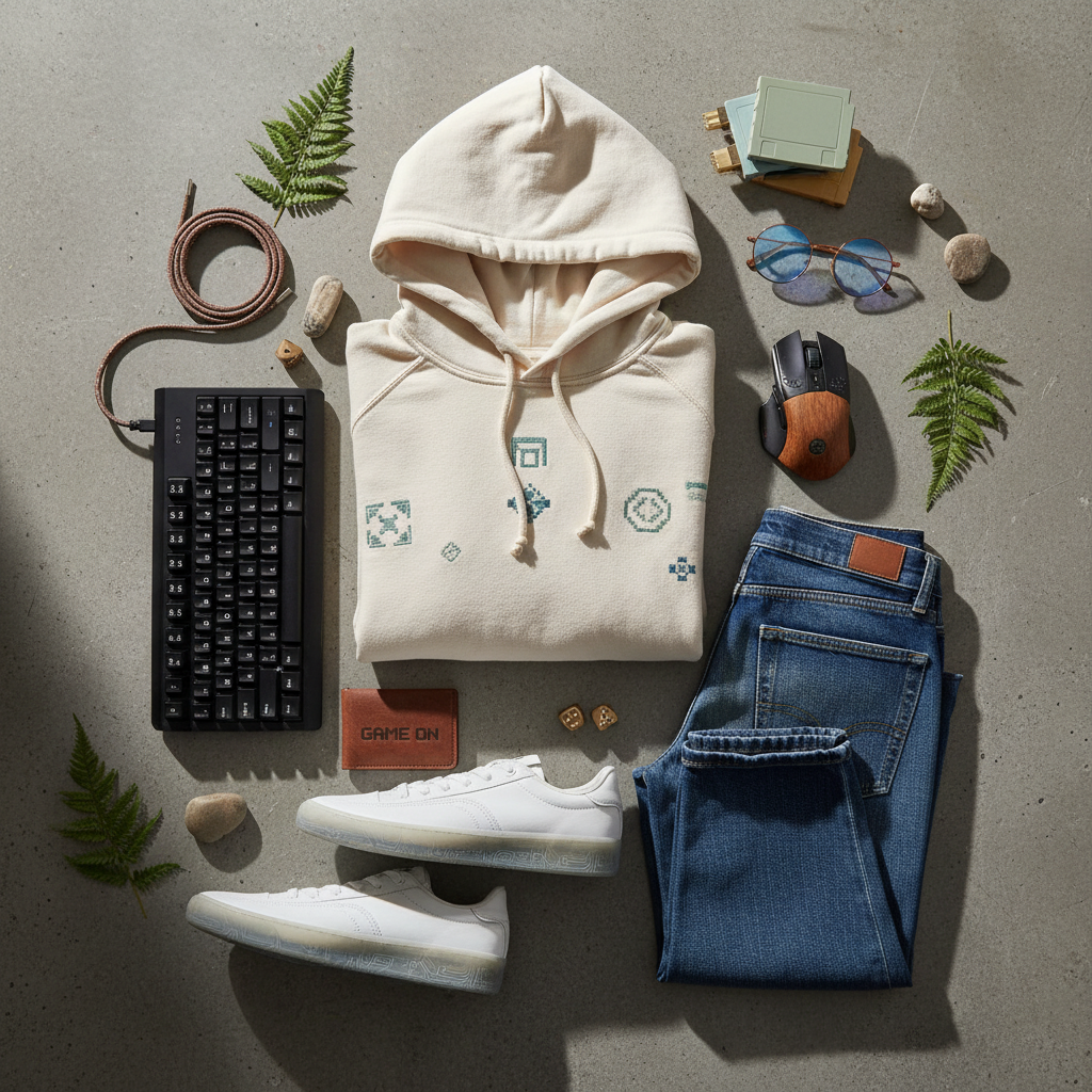 Level Up Your Style: 3 Eco-Conscious Looks with Our Organic Gamer Sweatshirt