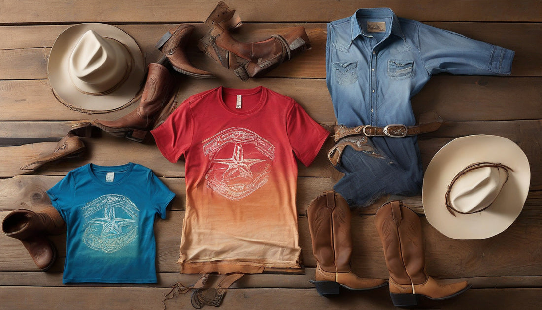 Discover the Trend: Stylish Ombre Cowboy Tees for Every Western Wardrobe