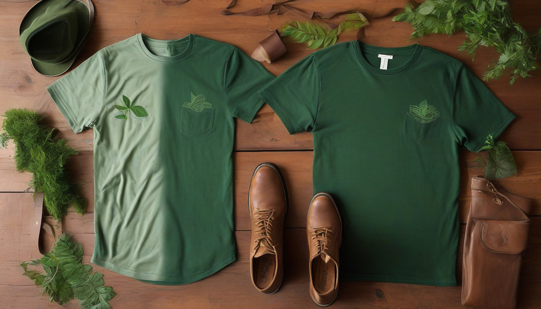 Discover the Luxe Green Style: Custom Organic Tees that Last!
