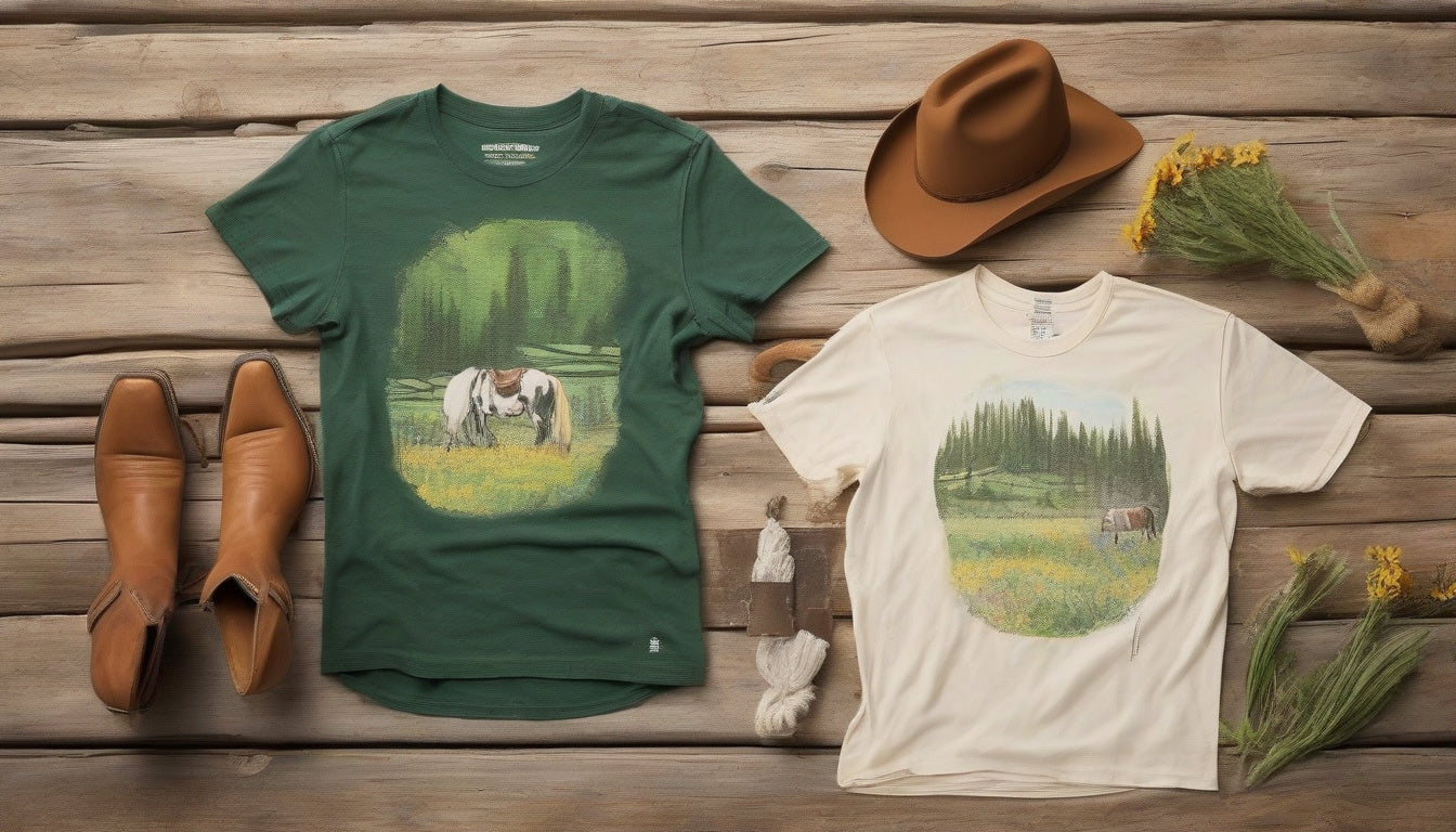 Explore the Eco-Friendly Trend: Sustainable Cowboy Tees for the Modern Wrangler