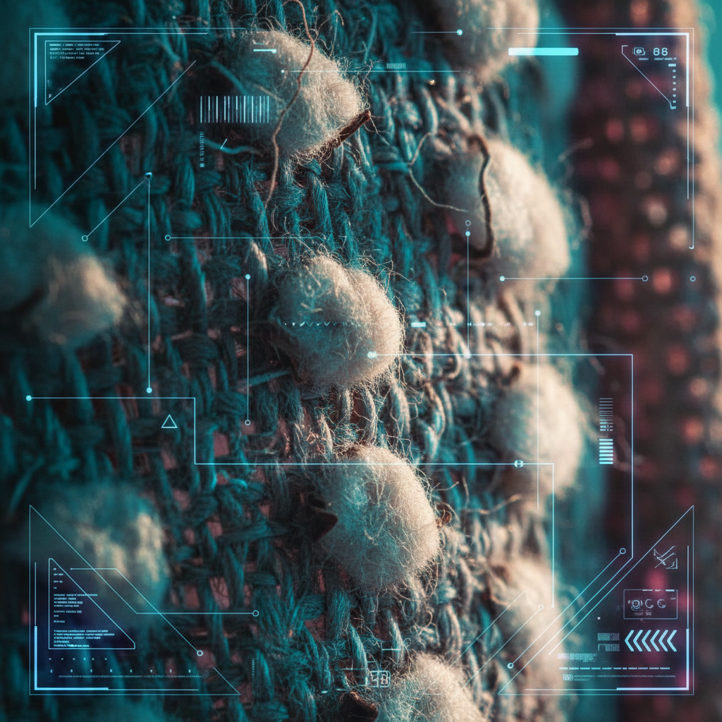 Close-up texture shot of a heavyweight organic cotton gaming sweatshirt showing the weave density and zero-latency comfort fit.