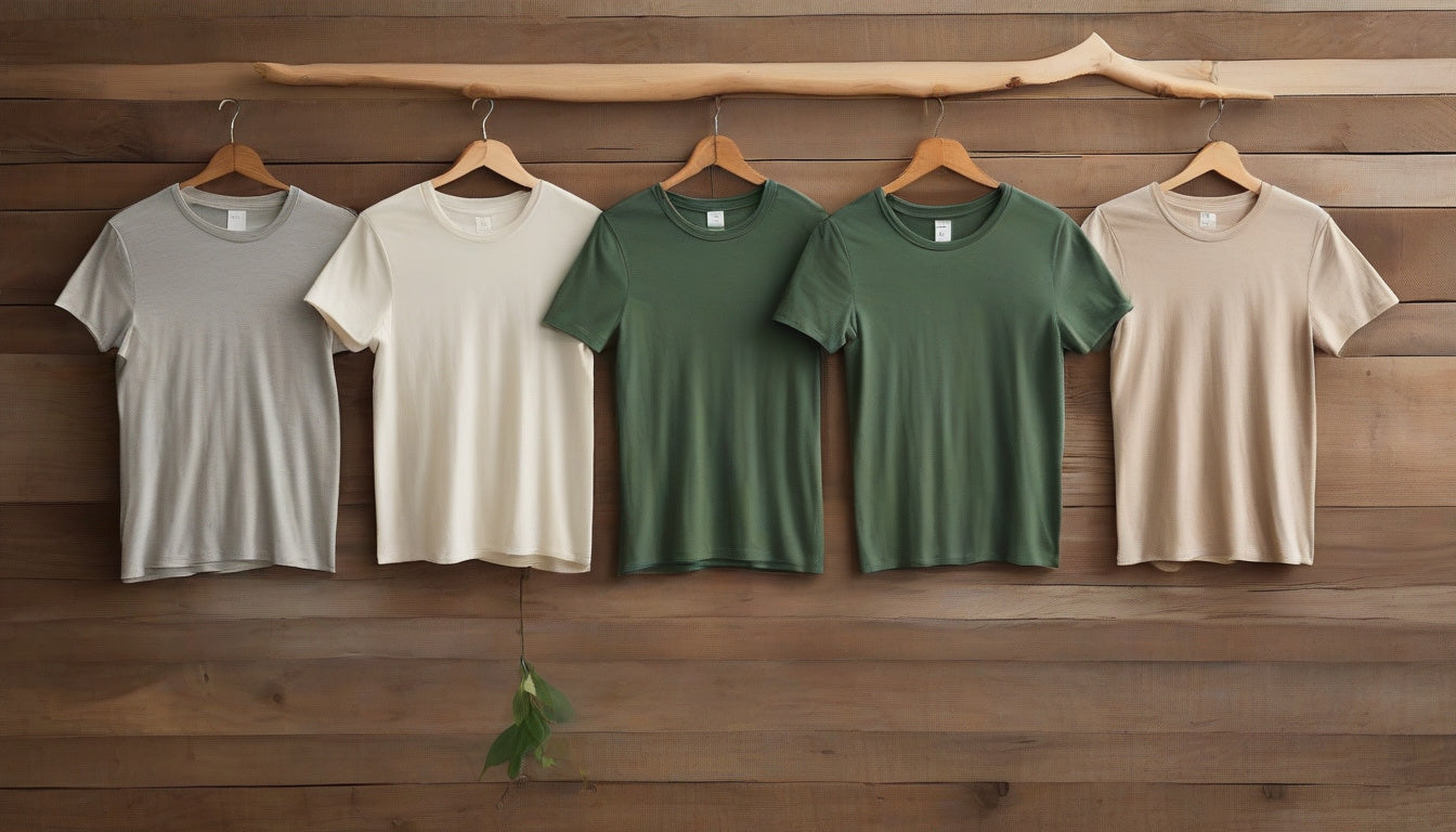 Discover the Comfort and Style of Organic Cotton Plain Tees