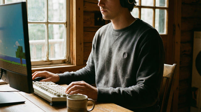 Acorn Vanguard Organic Gamer Sweatshirt | Forge Your Legend in Ethical Comfort