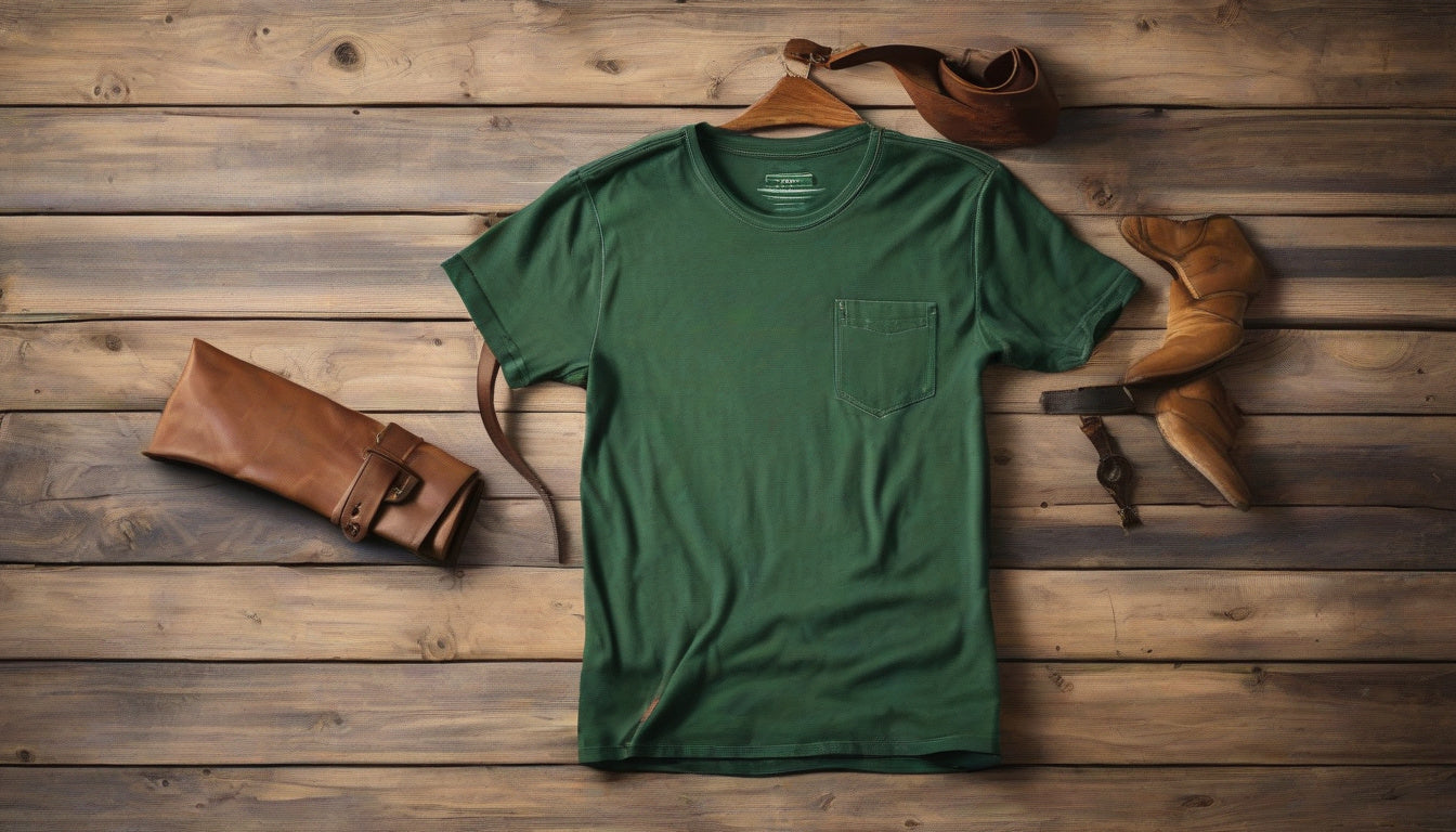 Discover the Luxe Green Style Organic Tee: Durable and Stylish After 20 Washes!