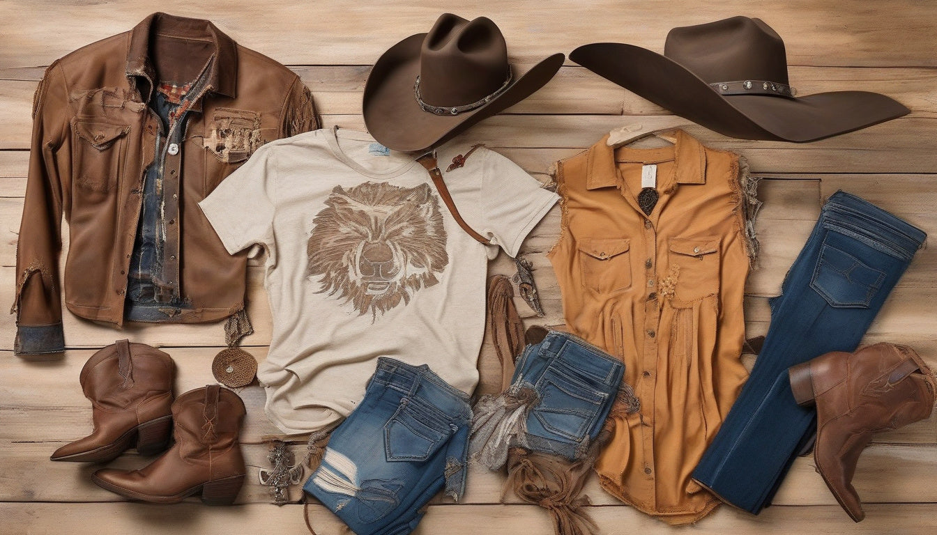 Elevate Your Style with Distressed Western Tees: A Must-Have Trend for Every Wardrobe