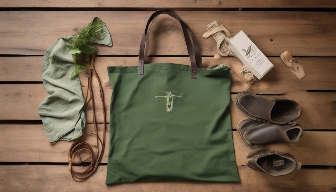 Discover the Luxe Green Style of Durable Organic Cotton Totes!