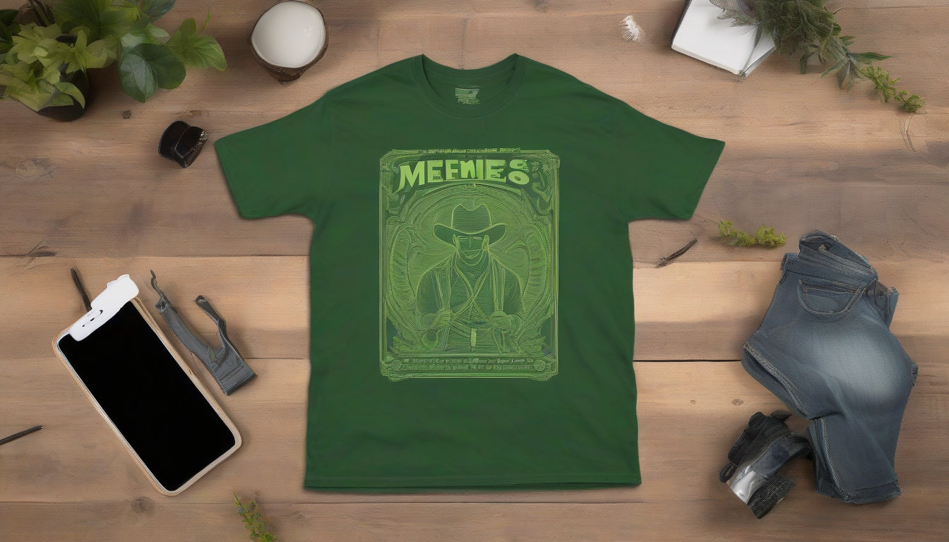 Luxe Green Style: Discover the High-Quality Meme Tee That Endured Stress Tests!