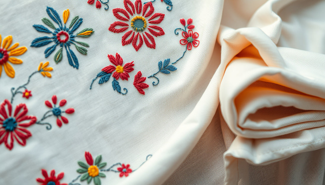 Preserving Embroidery on Cotton