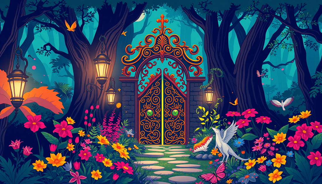 Embrace Nature's Mystique: The Enchanted Forest Gate Folklore Shirt