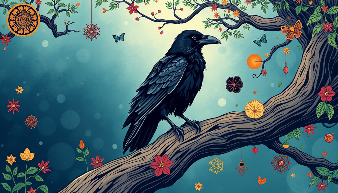 Embrace Nature's Mystique: The Allure of the Folklore Raven Organic Tee