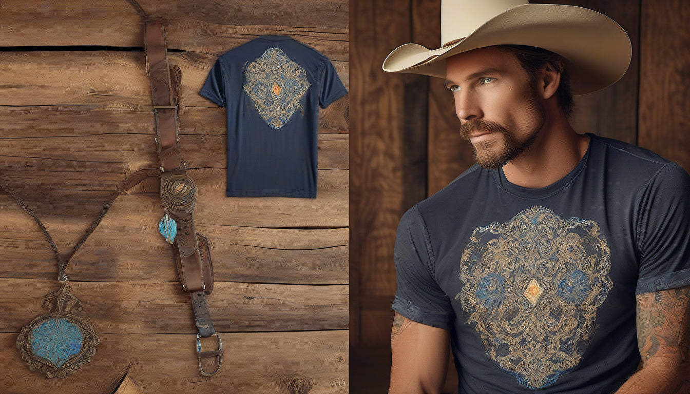 Express Your Unique Style with Baroque Cowboy T-Shirts: A Perfect Blend of Art and Fashion!