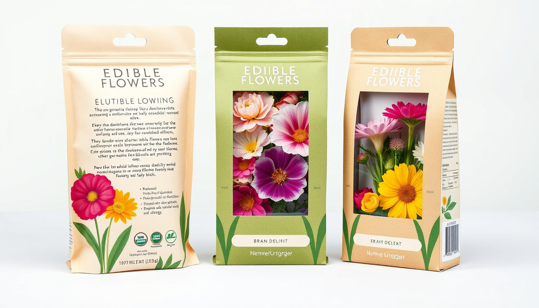 Transforming Edible Flower Packaging: Embracing Sustainability and Transparency in Organic Products