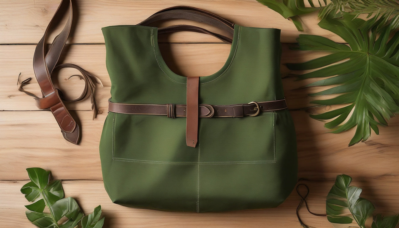 Discover the Luxe Green Style: Soft Eco Tote for All-Day Comfort