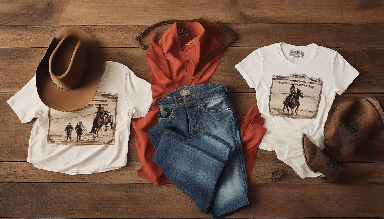 Unleash Your Style with Trendy Rodeo Chic T-Shirts You Can't Miss