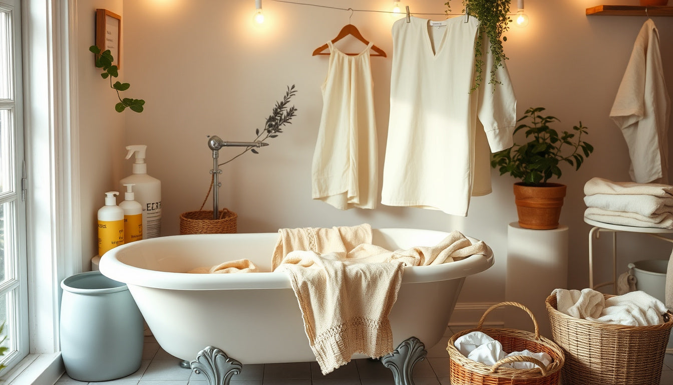 Laundry Stripping for Organic Clothes