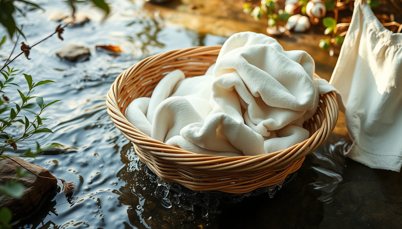 Wash Organic Cotton Without Microplastics