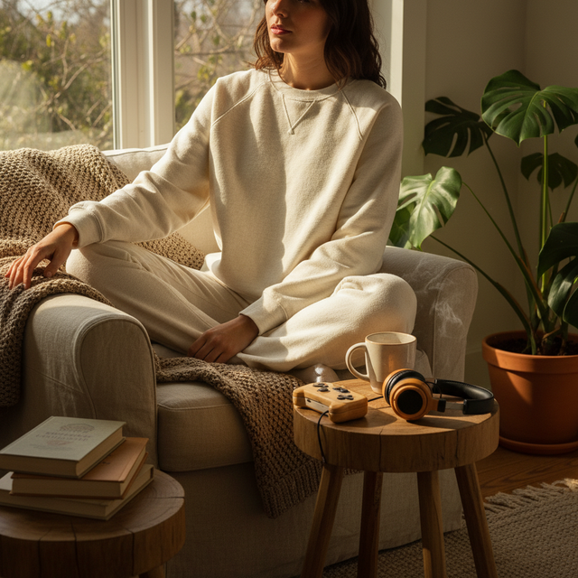 Why You'll Love: Cozy Gamer Haven Organic Sweatshirt – Eco Lounge Edition