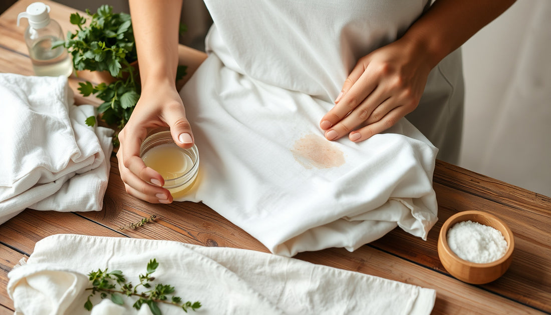 How to Treat Stains on Organic Tees