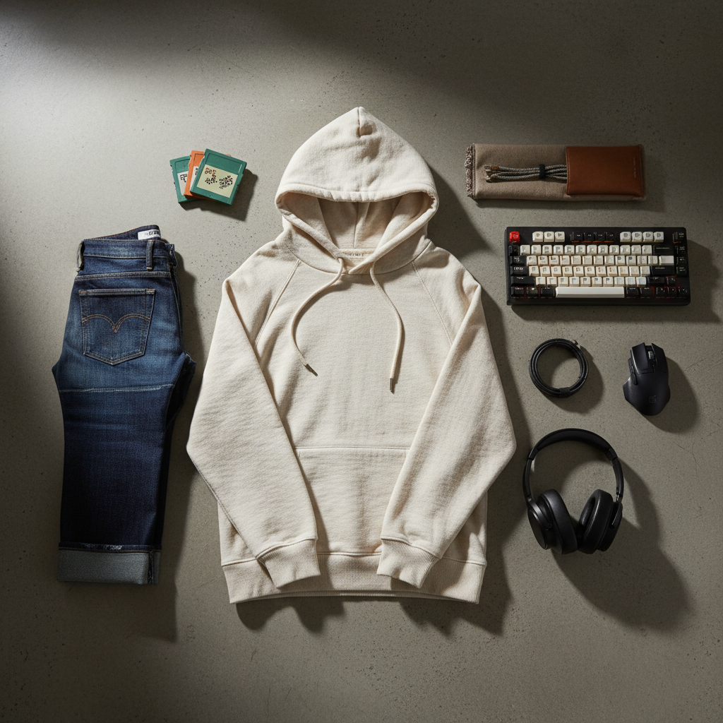 Level Up Your Style: 3 Eco-Friendly Looks with Design Delight's Organic Gamer Sweatshirt
